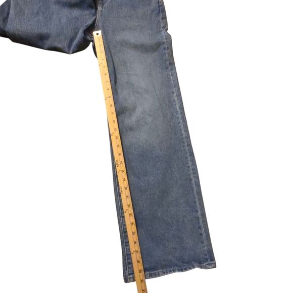 Pink Victoria's Secret Wide Leg Jeans Size 4 Hippie 70's Inspired Preppy - Picture 8 of 8